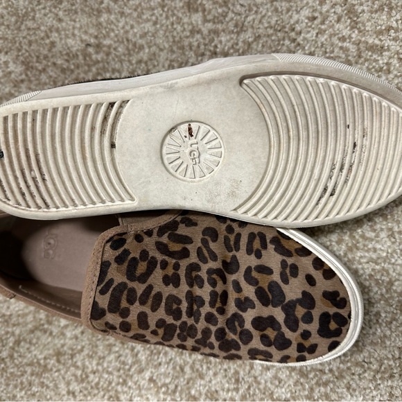 UGG calf hair leopard loafers - Picture 4 of 6